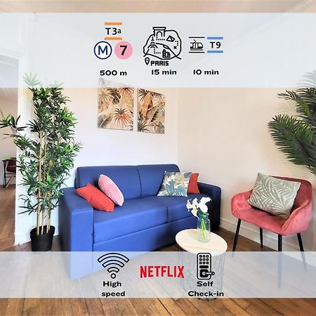 L'Oasis - Charmant Appartement Metro Porte D'Italie Le Kremlin-Bicêtre Extérieur photo